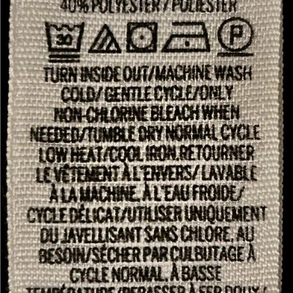 Victoria’s Secret PINK black and gold long sleeve T-shirt, size Small - Picture 7 of 7